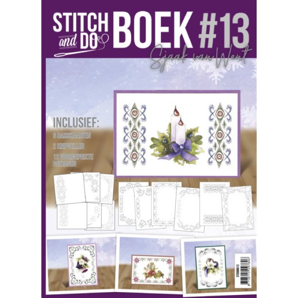 Stitch and Do Livre n°13 - Kit Carte 3D à broder - Fleurs et oiseaux - Photo n°1