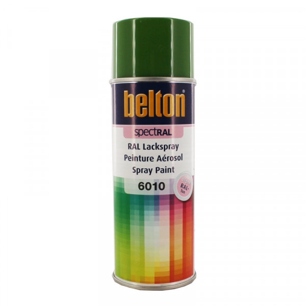 Bombe de peinture Belton Spectral RAL6010 Vert herbe 400ml - Photo n°1