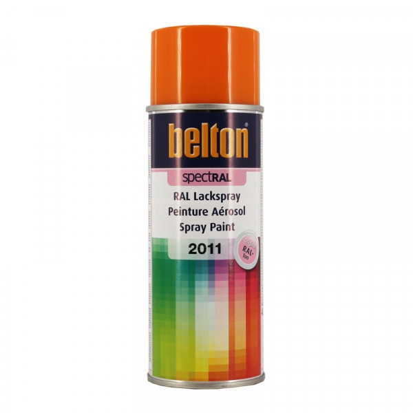 Bombe de peinture Belton Spectral RAL2011 Orange foncé 400ml - Photo n°1