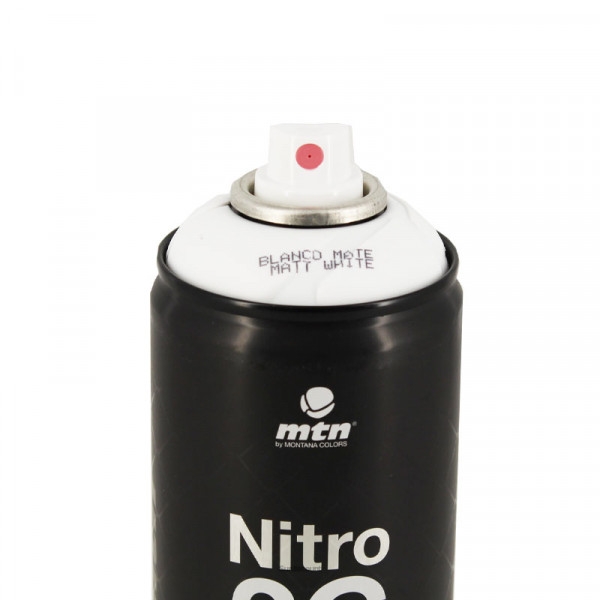 Bombe de peinture - Blanc mat - MTN Nitro 2G Color - 500ml - Photo n°3