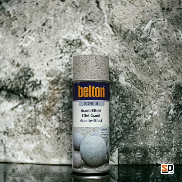 Bombe de peinture effet granit sable Belton 400ml - Photo n°3