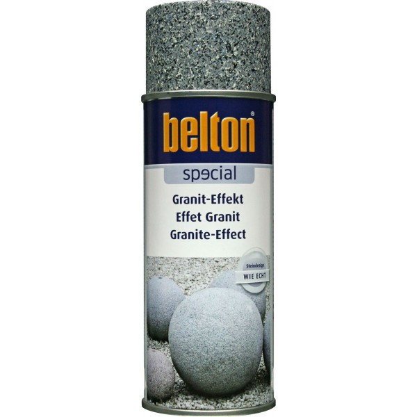 Bombe de peinture effet granit gris Belton 400ml - Photo n°1
