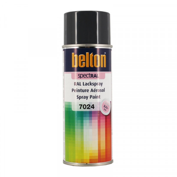 Bombe de peinture Belton Spectral RAL7024 Gris graphite 400ml - Photo n°1