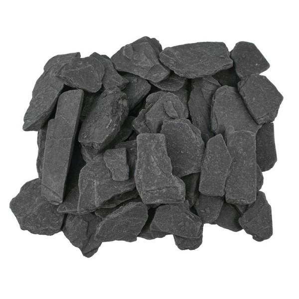 Morceaux d'ardoise noir, 2 à 6 cm, sachet de 500 gr, Paillis pour décoration végétale et naturelle - Photo n°1