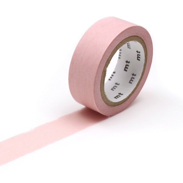 Masking Tape - Rose pastel - 15 mm - 7 m - Photo n°1