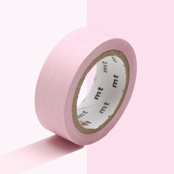 Masking Tape - Rose pastel - 15 mm - 7 m - Photo n°2