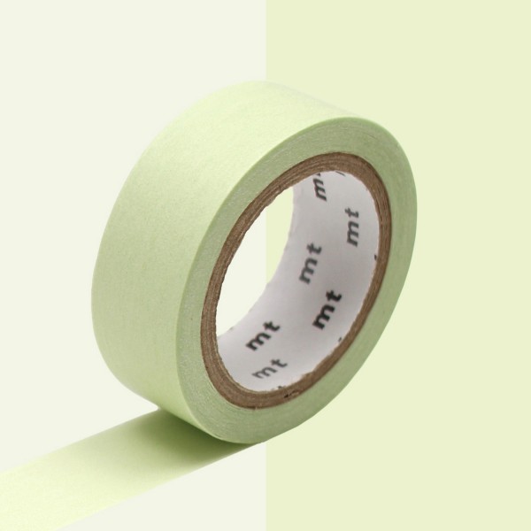Masking Tape - Vert clair pastel - 15 mm - 7 m - Photo n°2