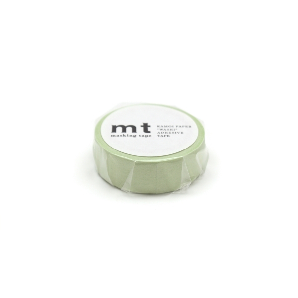 Masking Tape - Vert clair pastel - 15 mm - 7 m - Photo n°3