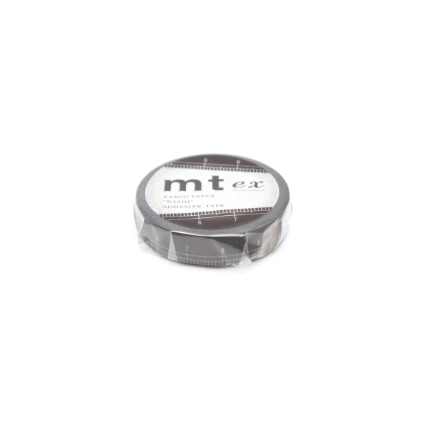 Masking Tape EX - Règle fond noir - 10 mm x 7m - Photo n°3