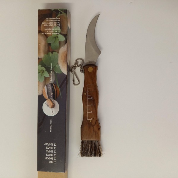 Véritable couteau à champignons Maserin et sa brosse - Photo n°1