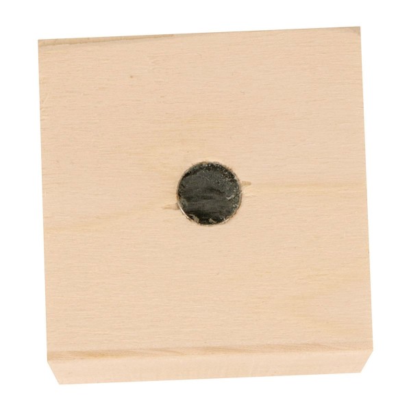 Calendrier de l'Avent en bois à décorer - Flottant - 35,5 x 35,5 x 4 cm - Photo n°3