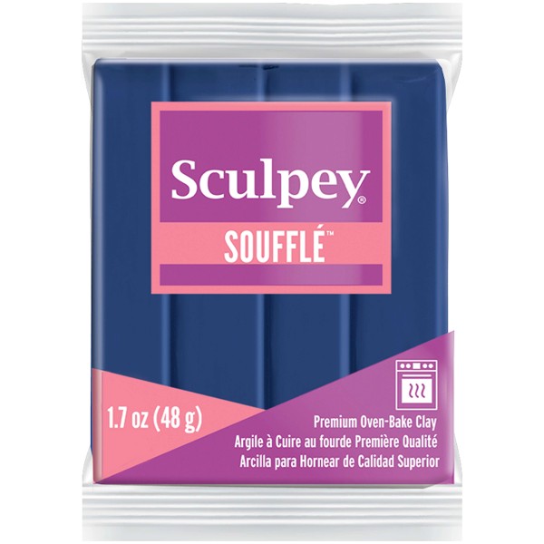 Pâte Sculpey Soufflé - Bleu nuit - 48g - Photo n°1