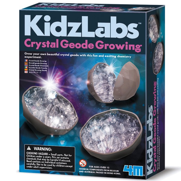 Kit Scientifique Kids Labz - Fabrication d'une Géode Cristal - Photo n°1