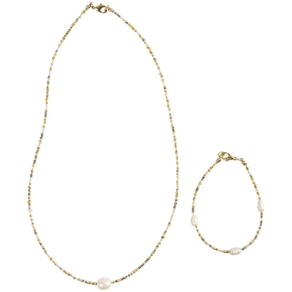 Mini kit bijoux - Perles d'eau douce - 2 pcs - Photo n°3