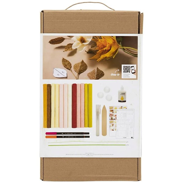 Kit Créatif Papier Crépon - Bouquet - Photo n°2