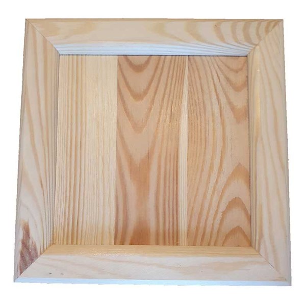 Cadre carré en bois - 21,5 x 21,5 cm - Photo n°1