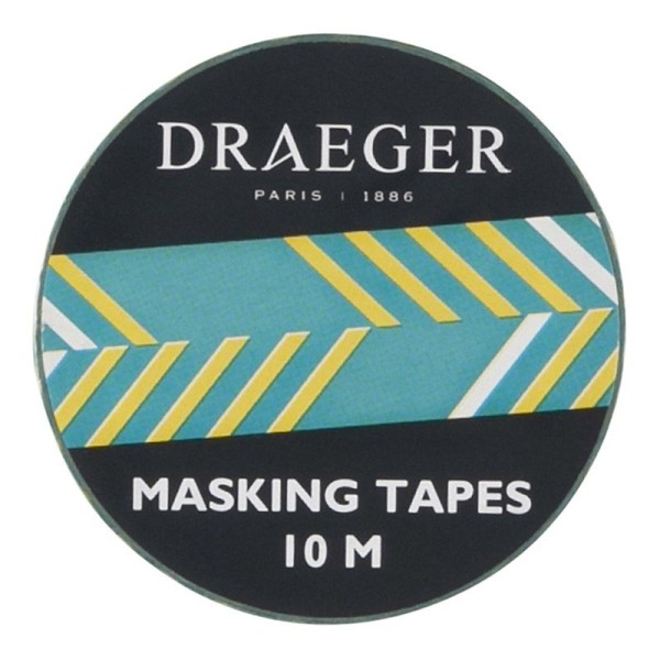 Masking Tape 10 m - Traits - Photo n°1