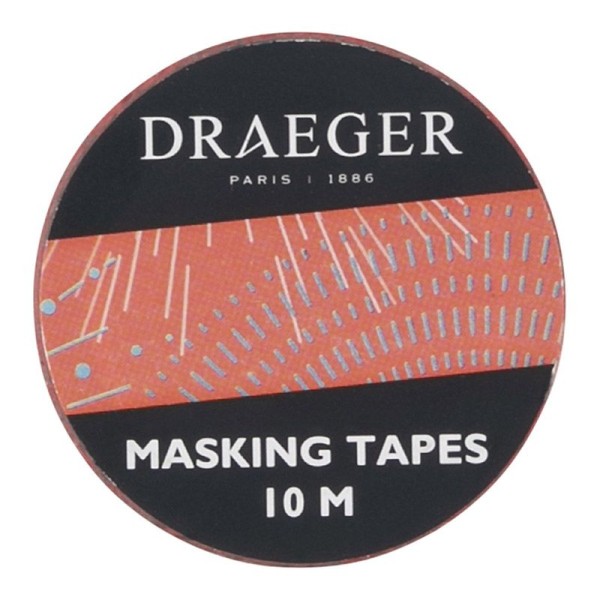 Masking Tape 10 m - Constellations corail - Photo n°1