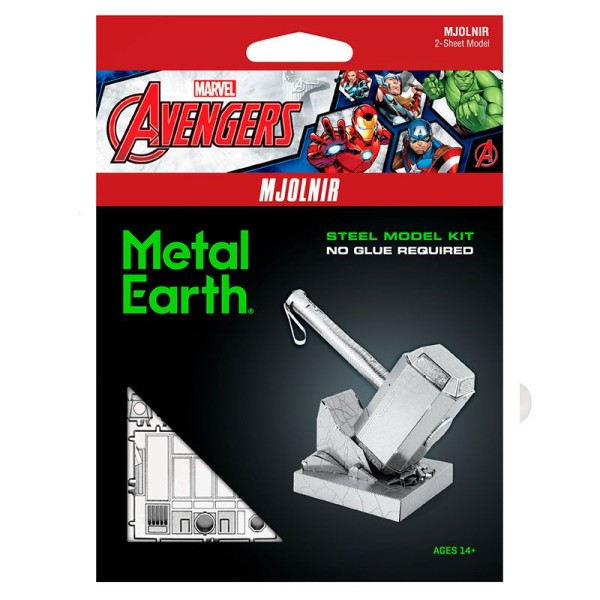 Maquette 3D en métal Avengers - Marteau de Thor - Mjolnir - Photo n°1