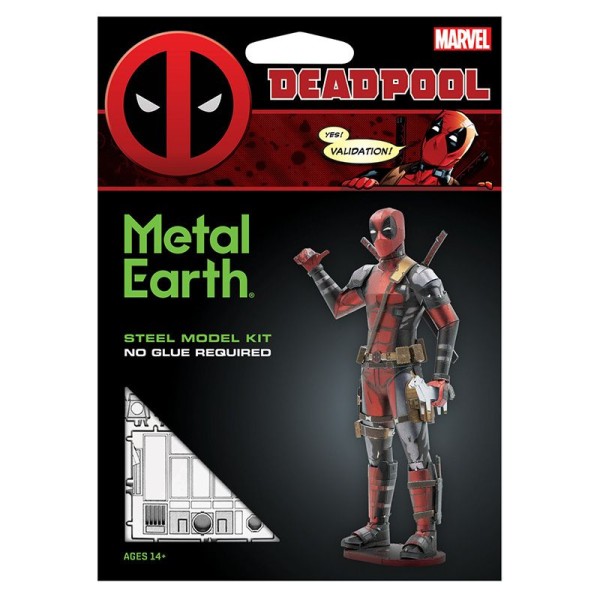 Maquette 3D en métal Marvel - Deadpool - Photo n°1