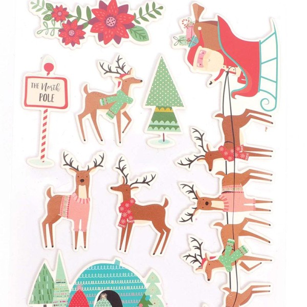 8 stickers thème Noël - Photo n°1