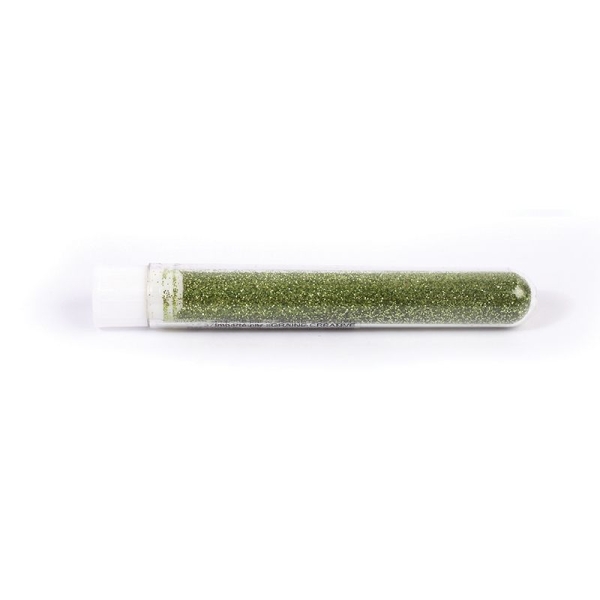 Paillettes en poudre biodégradables 2,7 g - vert kaki - Photo n°1