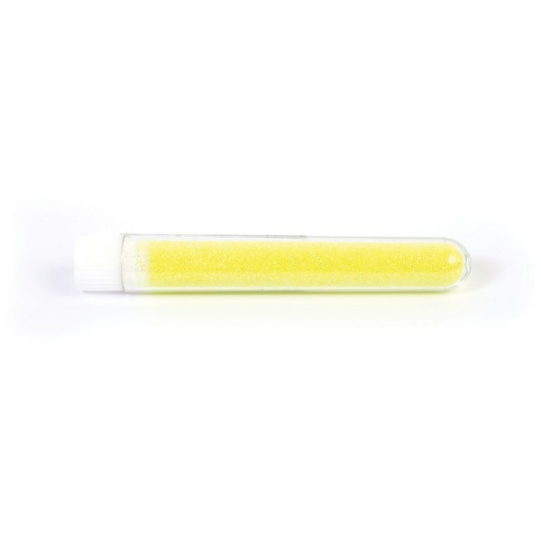 Paillettes en poudre biodégradables 2,7 g - jaune fluo - Photo n°1