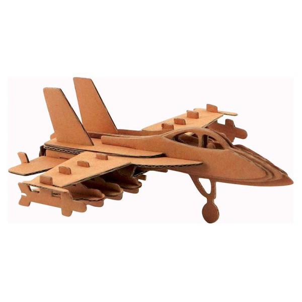 Maquette d'avion en carton 17,5 x 16,5 x 6 cm - Photo n°1
