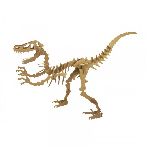 Petit dinosaure en carton - A assembler - Vélociraptor - CTOP - Photo n°1