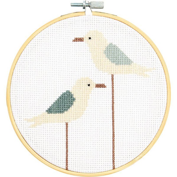 Kit Broderie - Mouettes - Photo n°1