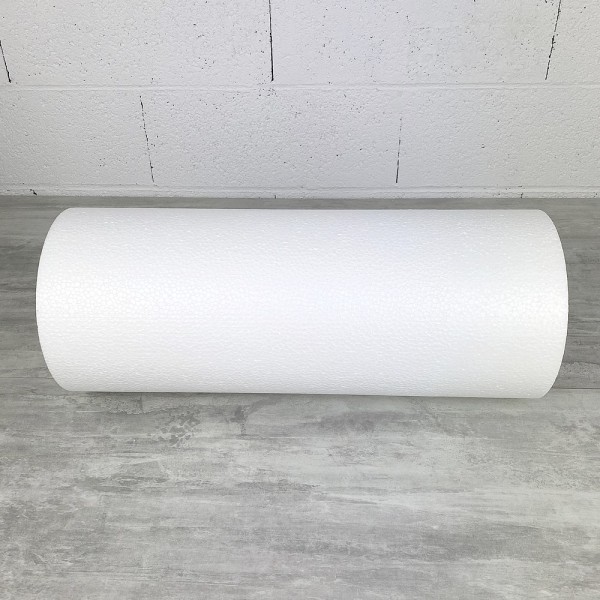Cylindre en polystyrène diam. 20 x haut. 50 cm, Colonne en Styropor blanc pour présentoir, de densit - Photo n°4