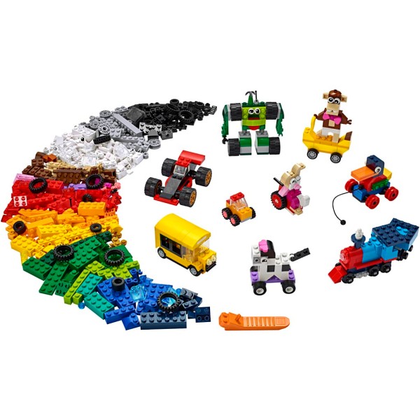 Blocs et roues LEGO Classic 1 Pq. - Photo n°1