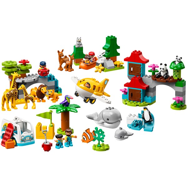Animaux du monde LEGO DUPLO 121 pcs/ 1 Pq. - Photo n°1
