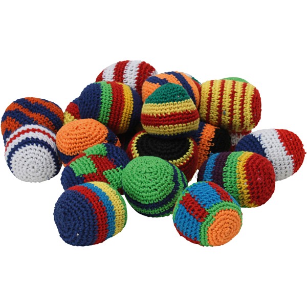Balles de jonglage - Multicolor - 24 pcs - Photo n°1