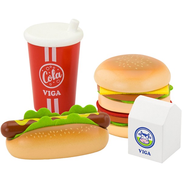 VIGA Burger et hot-dog 4 pcs/ 1 set - Photo n°1