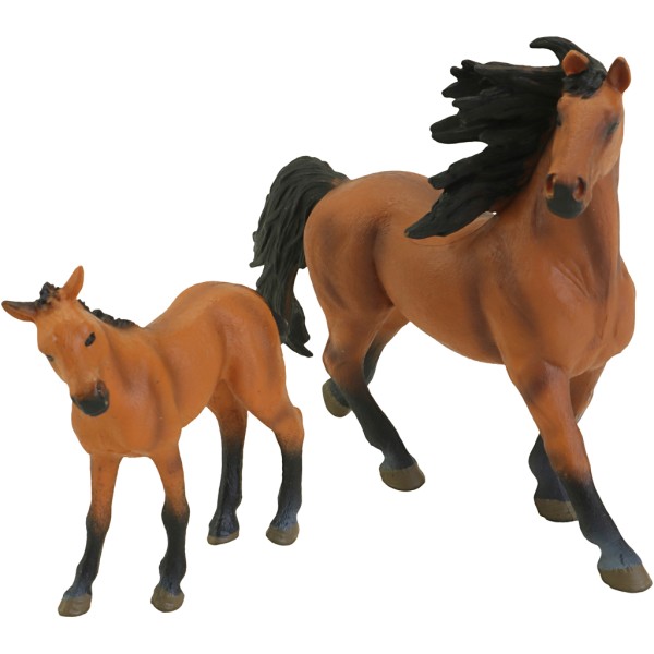 Figurines d'animaux - Cheval - 2 pcs - Photo n°1