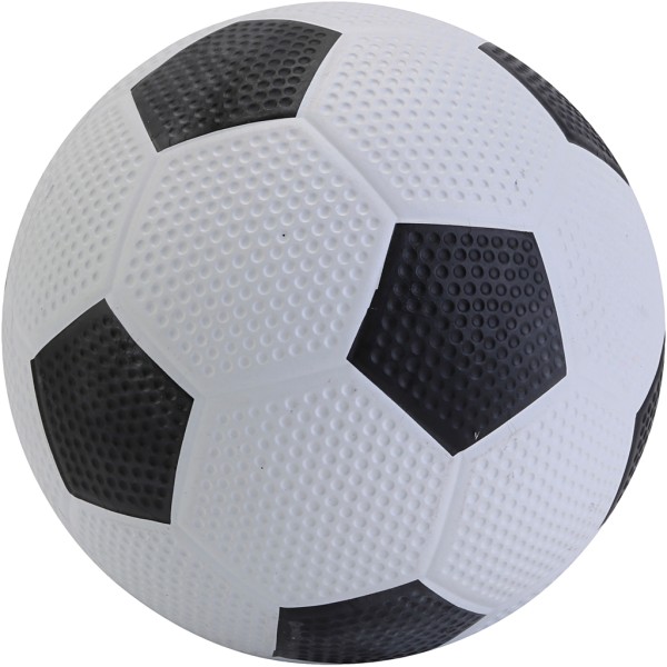 Ballon Football en plastique - Noir/Blanc - Taille 4 - Photo n°1