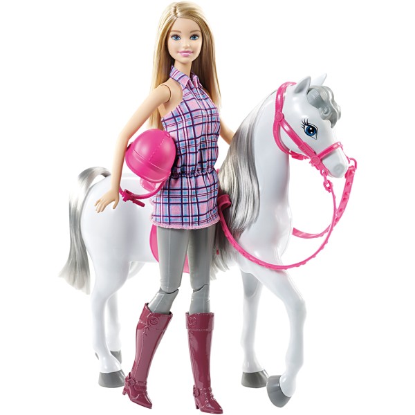 Barbie cheval avec cavalier 2 pcs/ 1 set - Photo n°1