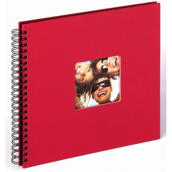 Album Photo Spirales - 30 X 30 Cm - Rouge - Walther - Photo n°1