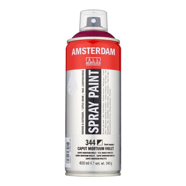 Bombe de peinture Amsterdam 400 ml tête morte violette - Photo n°1