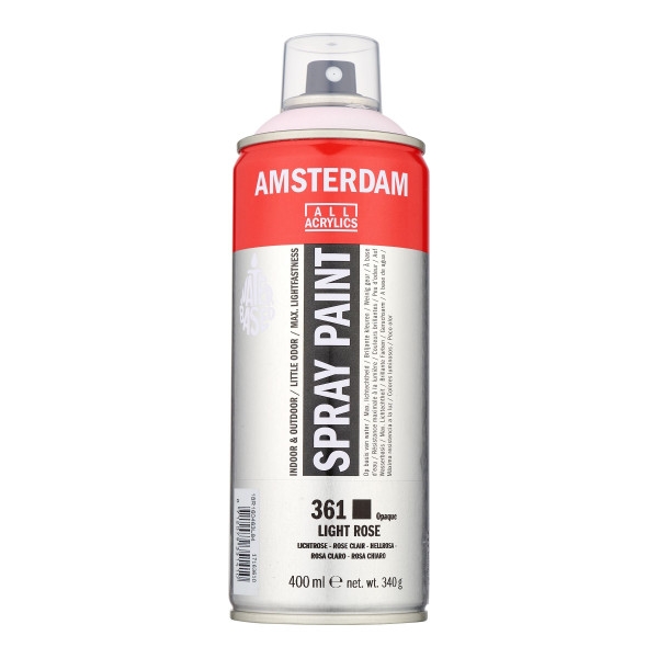Bombe de peinture Amsterdam 400 ml rose clair - Photo n°1