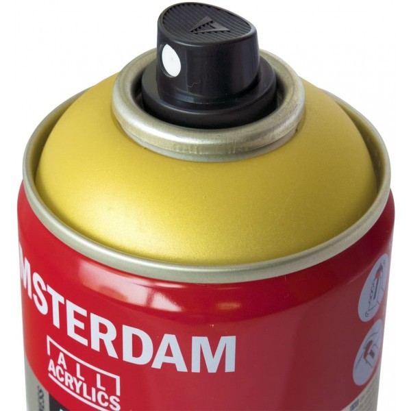 Bombe de peinture Amsterdam 400 ml or clair - Photo n°3