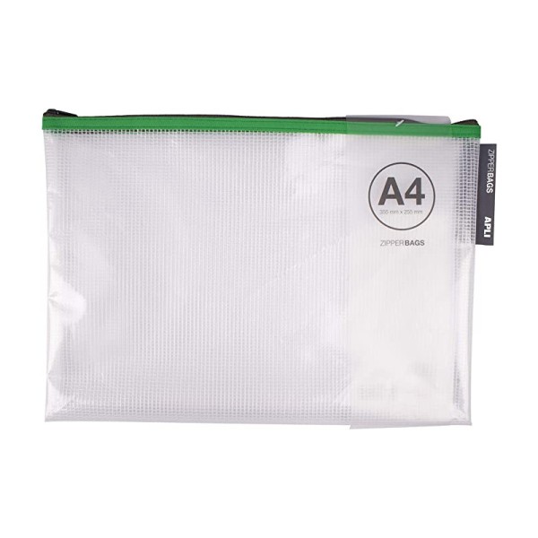 Zipper Bag - Pochette A Fermeture Éclair - A4 - Apli - Photo n°1