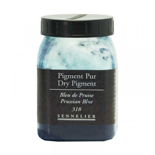 Pigment en poudre - Sennelier - Bleu de Prusse - Pot de 200 ml - Photo n°1