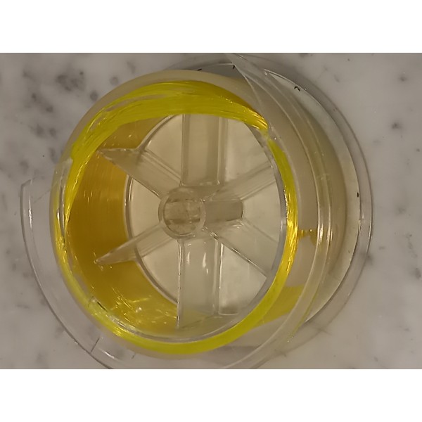 Fil nylon jaune fluorescent résistant et de qualité 150 m - Photo n°2