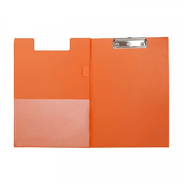 Porte-bloc avec rabat - format A4 - orange - MAUL - Photo n°3