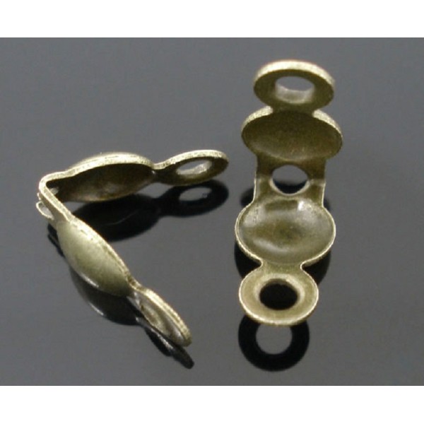 Caches nœud bronze 2 trous x 100 - Photo n°1