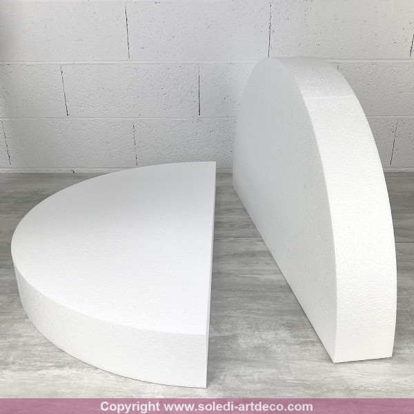 Disque XXL épaisseur 10 cm, diamètre 90 cm, polystyrène pro haute densité, 28 kg/ m3 dummy - Photo n°2