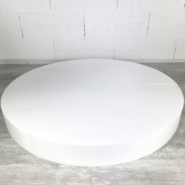 Disque XXL épaisseur 10 cm, diamètre 90 cm, polystyrène pro haute densité, 28 kg/ m3 dummy - Photo n°1