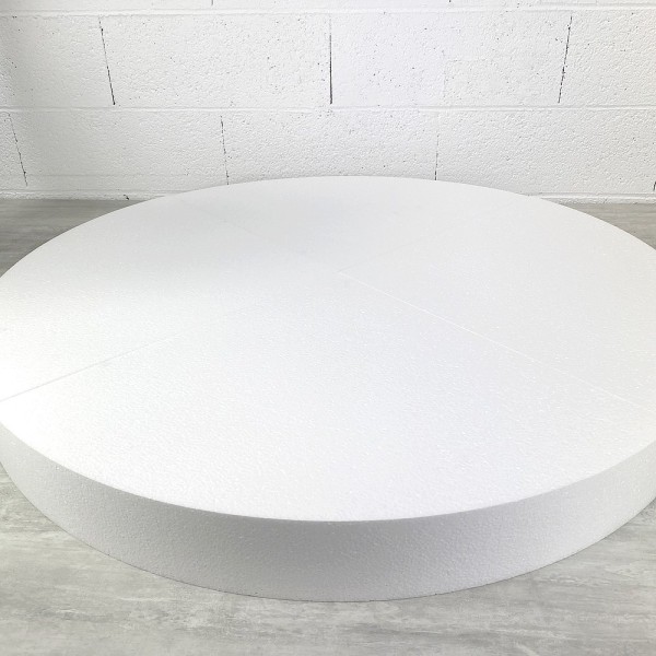 Disque XXXL épaisseur 10 cm, diamètre 100 cm, polystyrène pro haute densité, 28 kg/ m3 dummy 1 mètre - Photo n°1